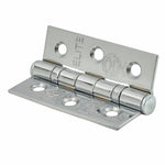 Load image into Gallery viewer, Twin Ball Bearing Fire Door Hinge Polished Chrome Pair