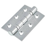 Load image into Gallery viewer, Twin Ball Bearing Fire Door Hinge Satin Chrome Pair