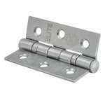 Load image into Gallery viewer, Twin Ball Bearing Fire Door Hinge Satin Chrome Pair
