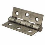 Load image into Gallery viewer, Twin Ball Bearing Fire Door Hinge Antique Brass Pair