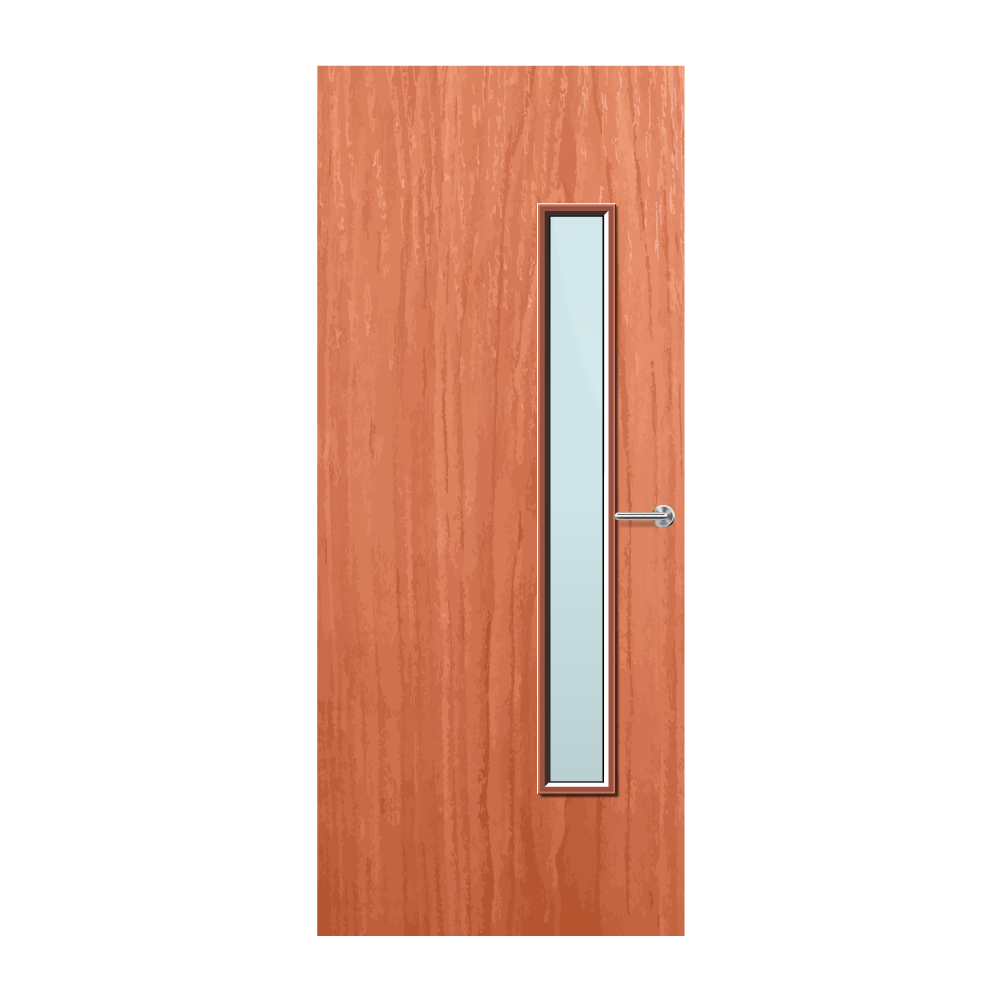 Cherry Veneer 25G Glazed FD60 Internal Fire Door