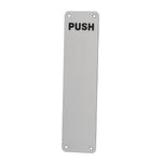 Load image into Gallery viewer, Altro Push Finger Plate 350x75x1.5mm Satin Stainless Steel