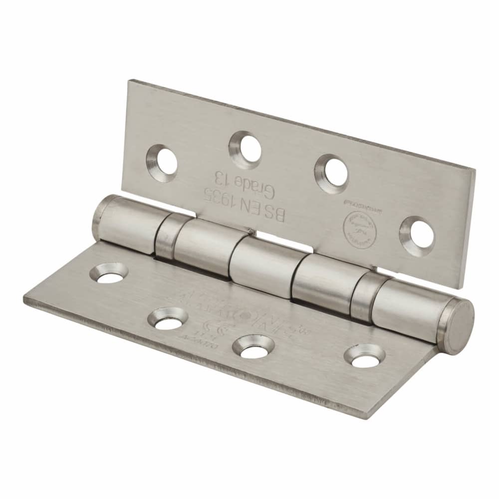 AR8180 Twin Ball Bearing Fire Door Hinge 201 Stainless Steel Pair