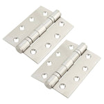 Load image into Gallery viewer, Twin Ball Bearing Fire Door Hinge Stainless Steel Pair