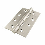 Load image into Gallery viewer, Slim Knuckle Twin Ball Bearing Fire Door Hinge Satin Stainless Steel Pair