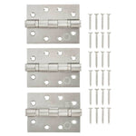 Load image into Gallery viewer, Twin Ball Bearing Fire Door Hinge Stainless Steel Pack of 3