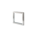 Load image into Gallery viewer, Designs Square Twin Glazed Vision Panel 360x360mm FD30 Brushed Stainless Steel