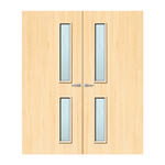 Load image into Gallery viewer, Ash Veneer 16G Glazed Pair FD30 Internal Fire Door