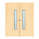 Load image into Gallery viewer, Ash Veneer 18G Glazed Pair FD30 Internal Fire Door