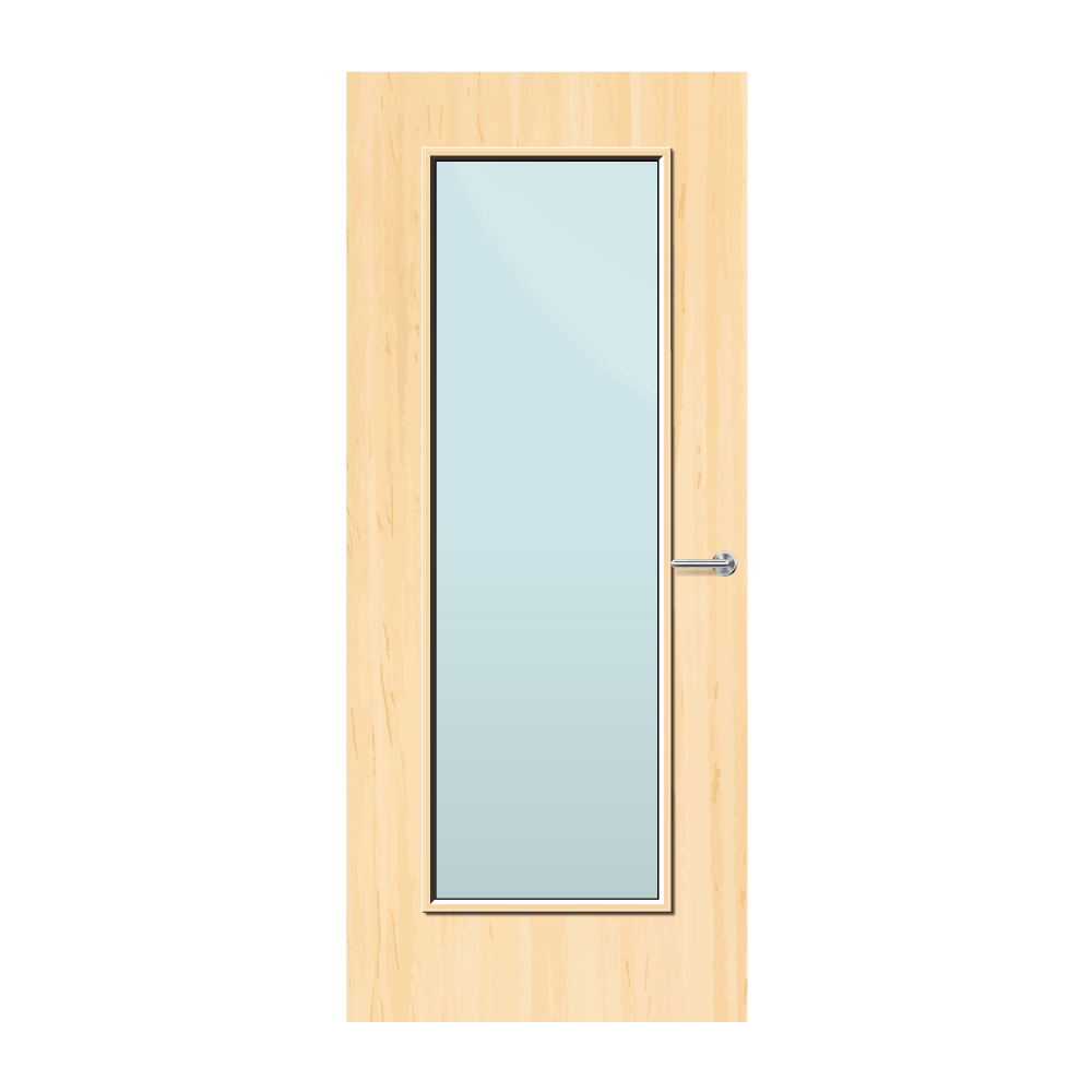 Ash Veneer 19G Glazed FD30 Internal Fire Door