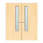 Load image into Gallery viewer, Ash Veneer 20G Glazed Pair FD30 Internal Fire Door