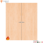 Load image into Gallery viewer, Maple Veneer Non Glazed Pair FD60 Internal Fire Door