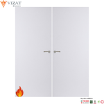 Load image into Gallery viewer, Internal Plywood Paint Grade Premium Non Glazed Pair FD60 Fire Door