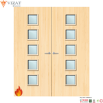 Load image into Gallery viewer, Ash Veneer 10G Glazed Pair FD30 Internal Fire Door