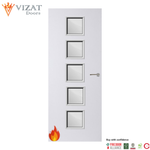 Load image into Gallery viewer, Internal Plywood Paint Grade Premium 10G Glazed FD60 Fire Door