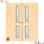 Load image into Gallery viewer, Ash Veneer 16G Glazed Pair FD30 Internal Fire Door