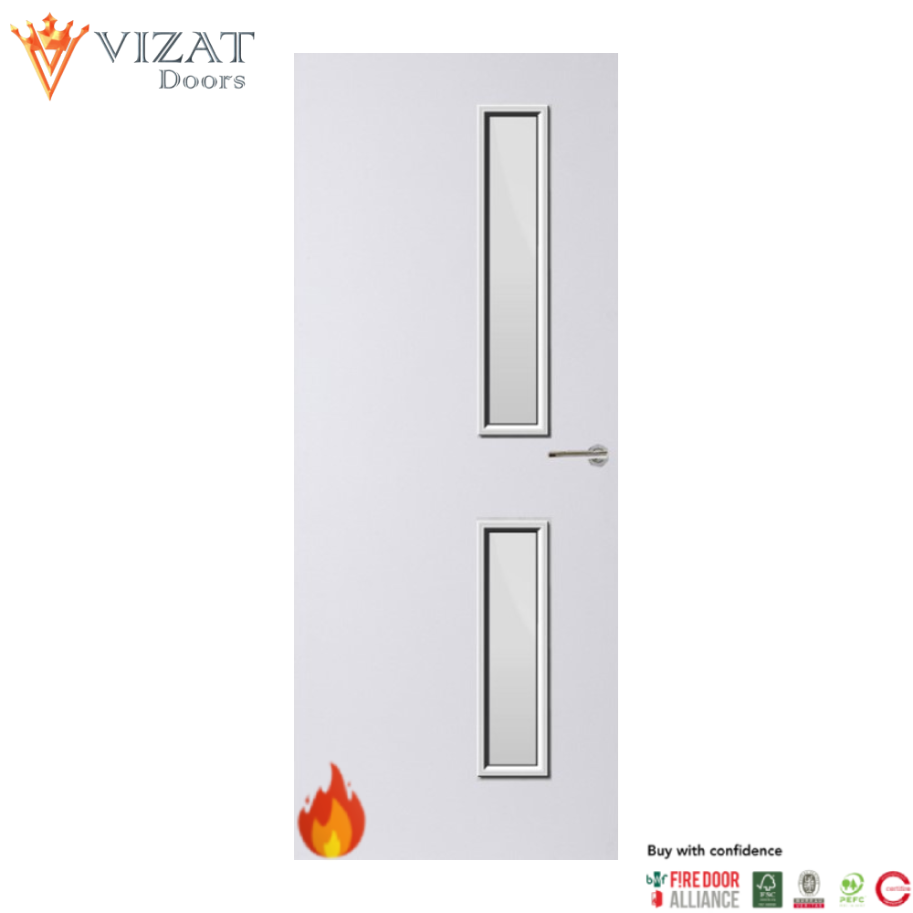 Internal Plywood Paint Grade Premium 16G Glazed FD30 Fire Door