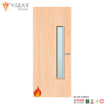 Load image into Gallery viewer, Maple Veneer 18G Glazed FD30 Internal Fire Door