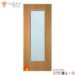 Load image into Gallery viewer, Beech Veneer 19G Glazed FD60 Internal Fire Door