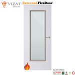 Load image into Gallery viewer, External Plywood Paint Grade Premium 19G Glazed FD30 Fire Door