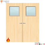 Load image into Gallery viewer, Ash Veneer 1G Glazed Pair FD60 Internal Fire Door