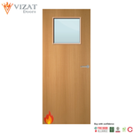 Load image into Gallery viewer, Beech Veneer 1G Glazed FD30 Internal Fire Door