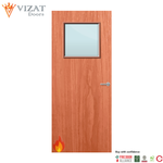 Load image into Gallery viewer, Cherry Veneer 1G Glazed FD30 Internal Fire Door