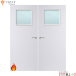 Load image into Gallery viewer, Internal Plywood Paint Grade Premium 1G Glazed Pair FD60 Fire Door
