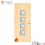 Load image into Gallery viewer, Ash Veneer 22G Glazed FD60 Internal Fire Door