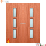 Load image into Gallery viewer, Cherry Veneer 23G Glazed Pair FD60 Internal Fire Door