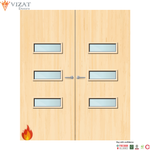 Load image into Gallery viewer, Ash Veneer 24G Glazed Pair FD60 Internal Fire Door