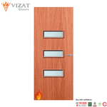Load image into Gallery viewer, Cherry Veneer 24G Glazed FD60 Internal Fire Door