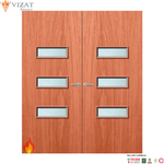Load image into Gallery viewer, Cherry Veneer 24G Glazed Pair FD60 Internal Fire Door