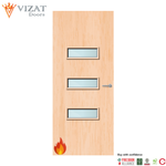 Load image into Gallery viewer, Maple Veneer 24G Glazed FD30 Internal Fire Door