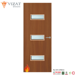 Load image into Gallery viewer, Sapele Veneer 24G Glazed FD60 Internal Fire Door