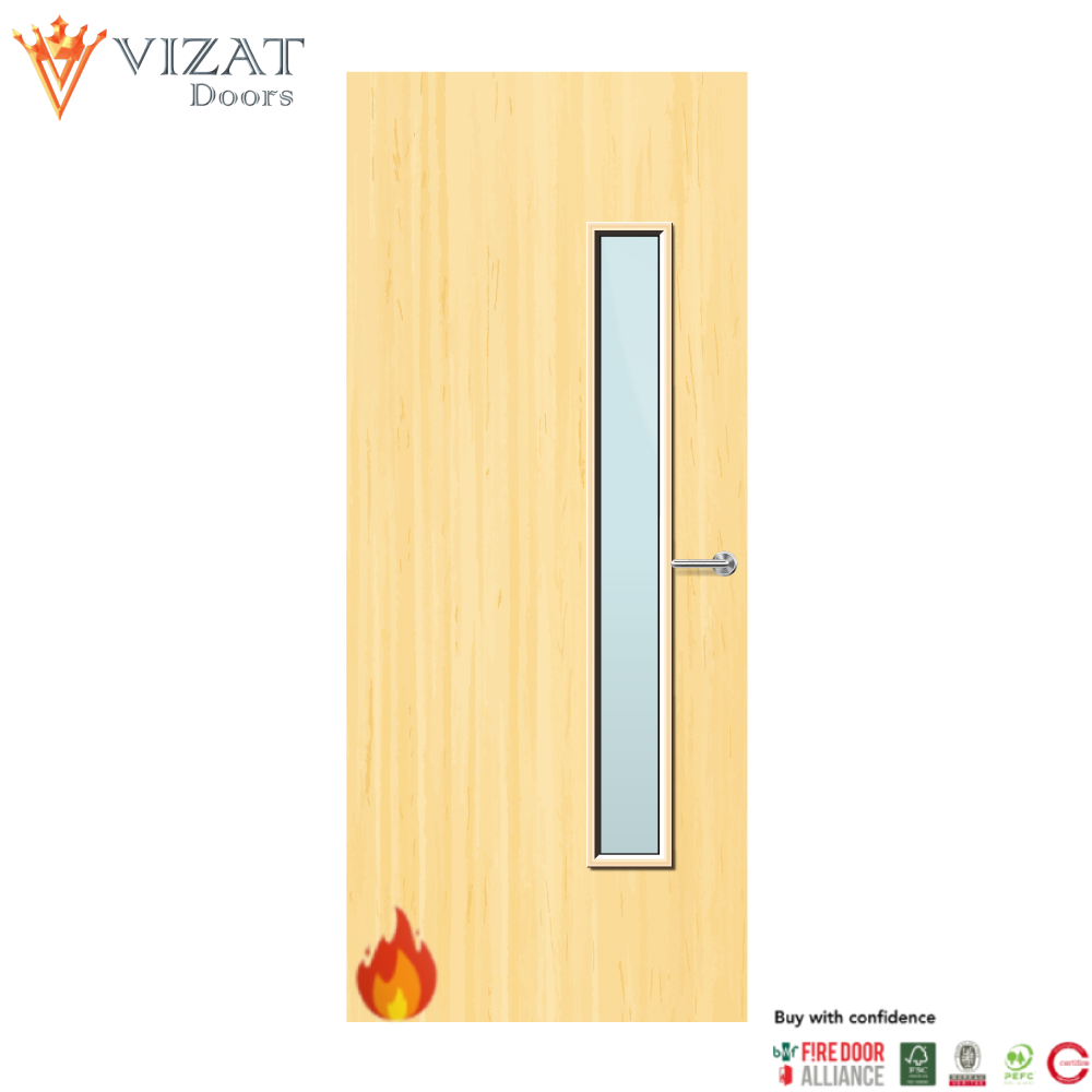Koto Veneer 25G Glazed FD60 Internal Fire Door