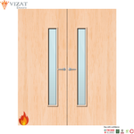 Load image into Gallery viewer, Maple Veneer 25G Glazed Pair FD60 Internal Fire Door