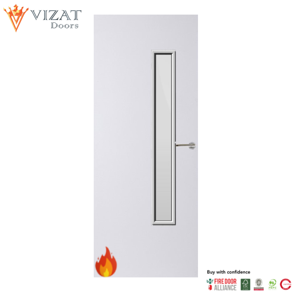 Internal Plywood Paint Grade Premium 25G Glazed FD60 Fire Door