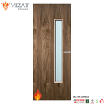Load image into Gallery viewer, Walnut Veneer 25G Glazed FD60 Internal  Fire Door