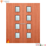 Load image into Gallery viewer, Cherry Veneer 27G Glazed Pair FD60 Internal Fire Door