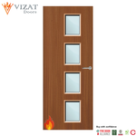 Load image into Gallery viewer, Sapele Veneer 27G Glazed FD60 Internal Fire Door