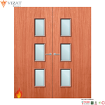 Load image into Gallery viewer, Cherry Veneer 28G Glazed Pair FD60 Internal Fire Door
