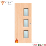 Load image into Gallery viewer, Maple Veneer 28G Glazed FD30 Internal Fire Door