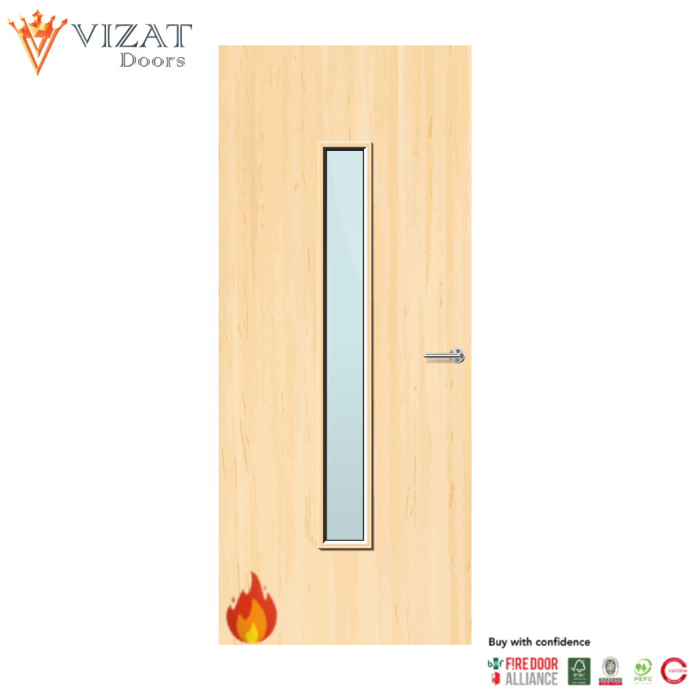Ash Veneer 29G Glazed FD60 Internal Fire Door