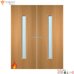 Load image into Gallery viewer, Beech Veneer 29G Glazed Pair FD60 Internal Fire Door