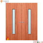 Load image into Gallery viewer, Cherry Veneer 29G Glazed Pair FD60 Internal Fire Door