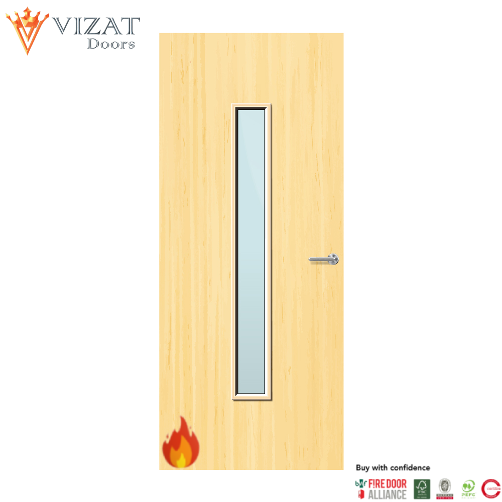Koto Veneer 29G Glazed FD60 Internal Fire Door