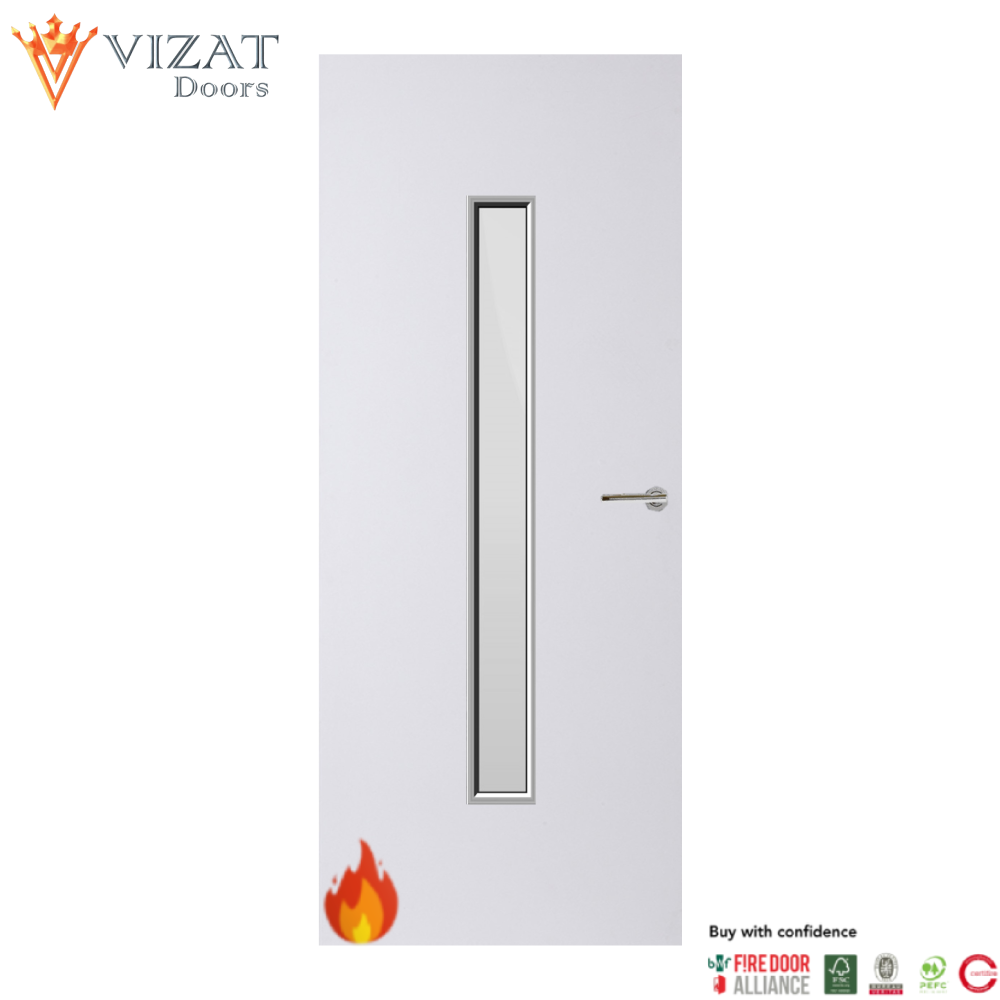 Internal Plywood Paint Grade Premium 29G Glazed FD60 Fire Door