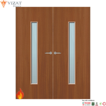 Load image into Gallery viewer, Sapele Veneer 29G Glazed Pair FD60 Internal Fire Door