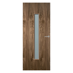 Load image into Gallery viewer, Walnut Veneer 29G Glazed FD30 Internal Fire Door